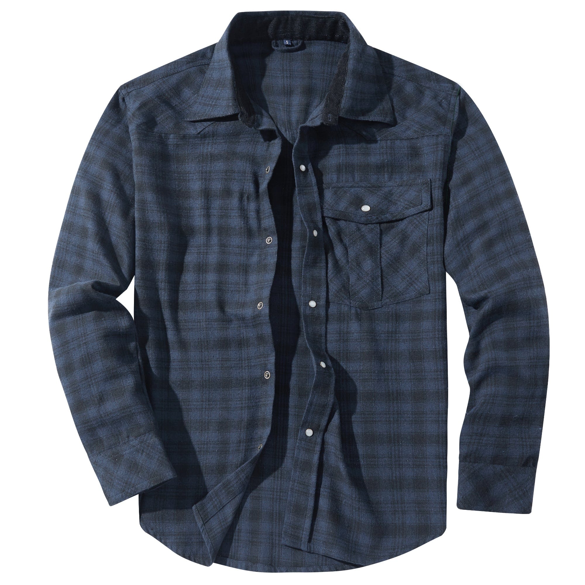 Herre Flanellskjorte Klassisk Design 2