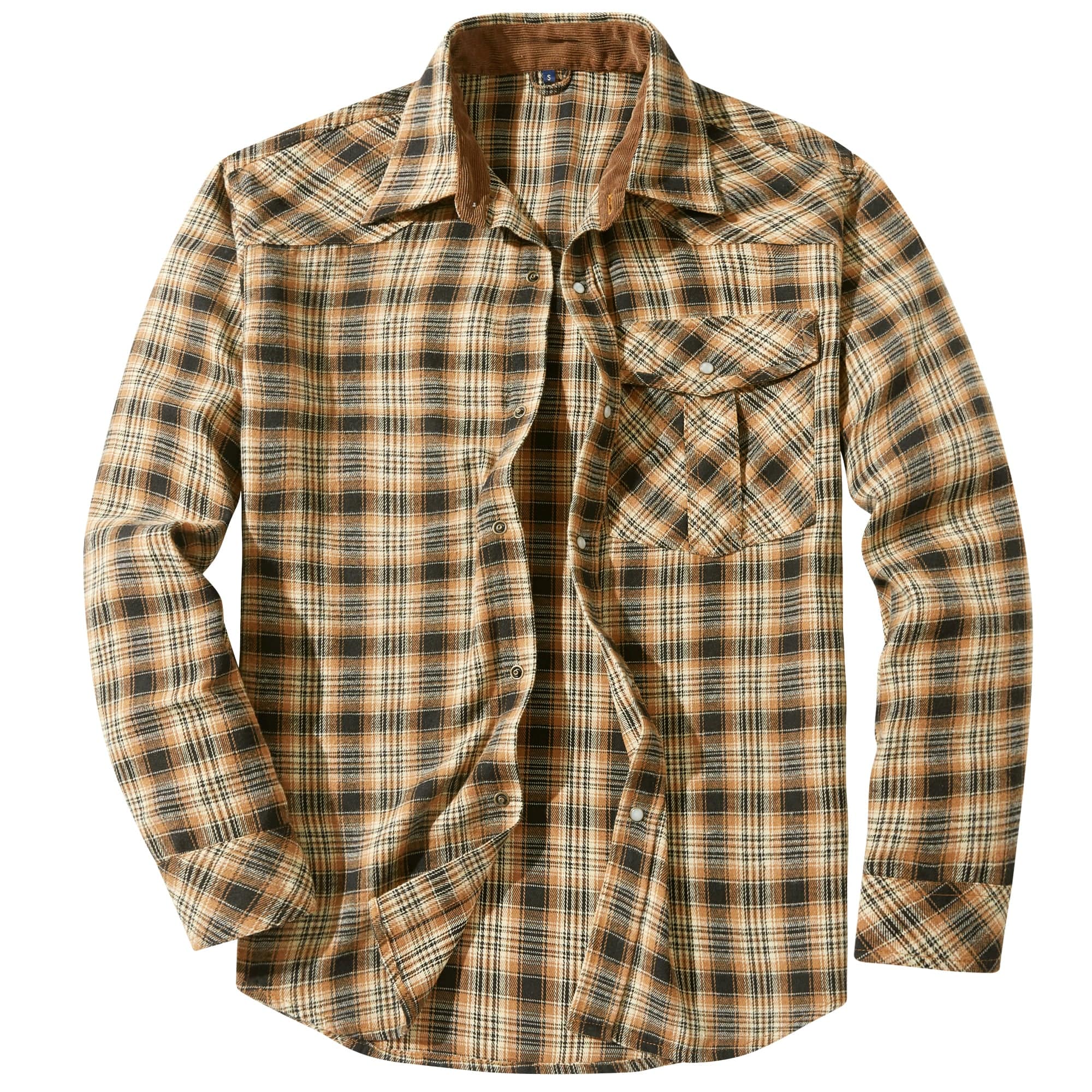 Herre Flanellskjorte Klassisk Design 3