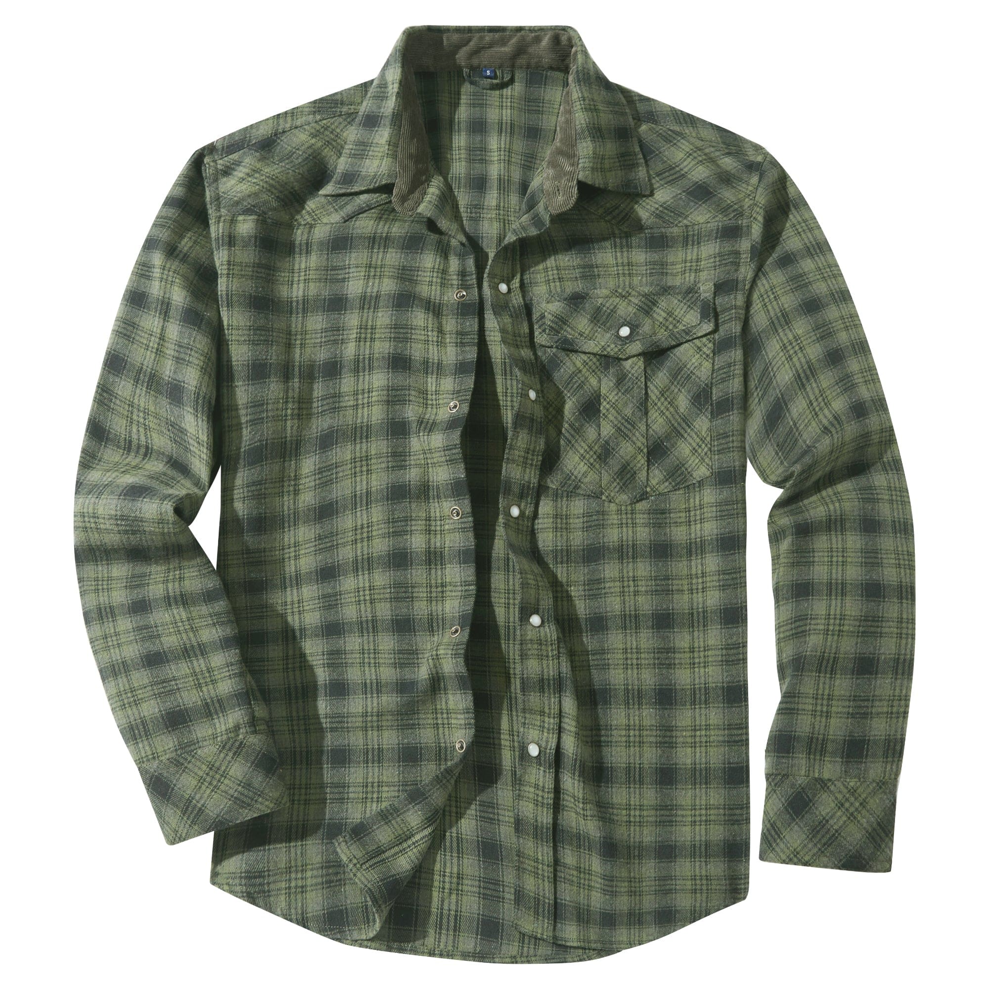 Herre Flanellskjorte Klassisk Design 4