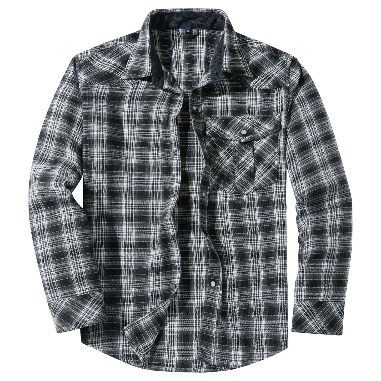 Herre Flanellskjorte Klassisk Design 5