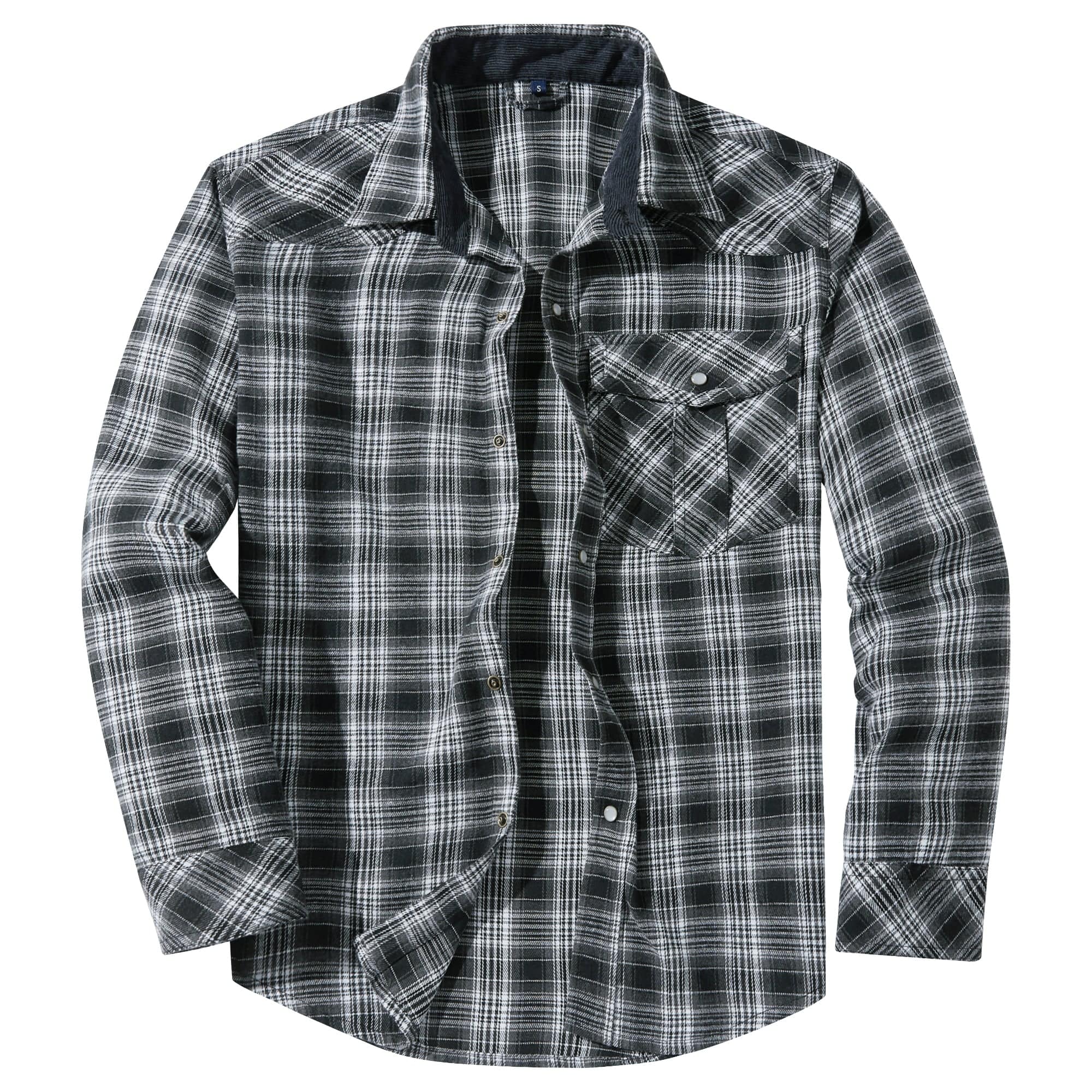 Herre Flanellskjorte Klassisk Design 5