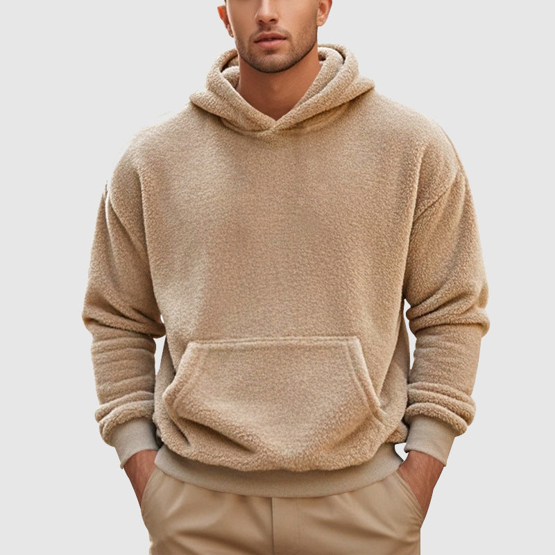 Herre Fleece-genser med hette 1