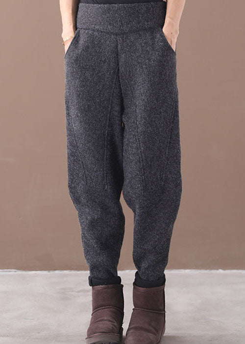 Herre Fleece Bukser med Lommer og Lappedesign 3