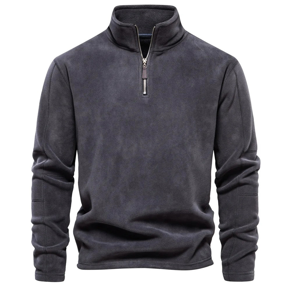 Herre Fleece Skjorte med Høy Krage 3
