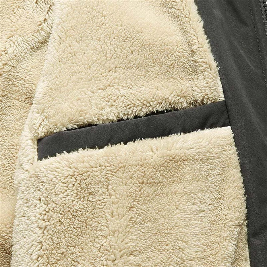 Herre Fleecejakke Tykk og Komfortabel Pustende Design 4