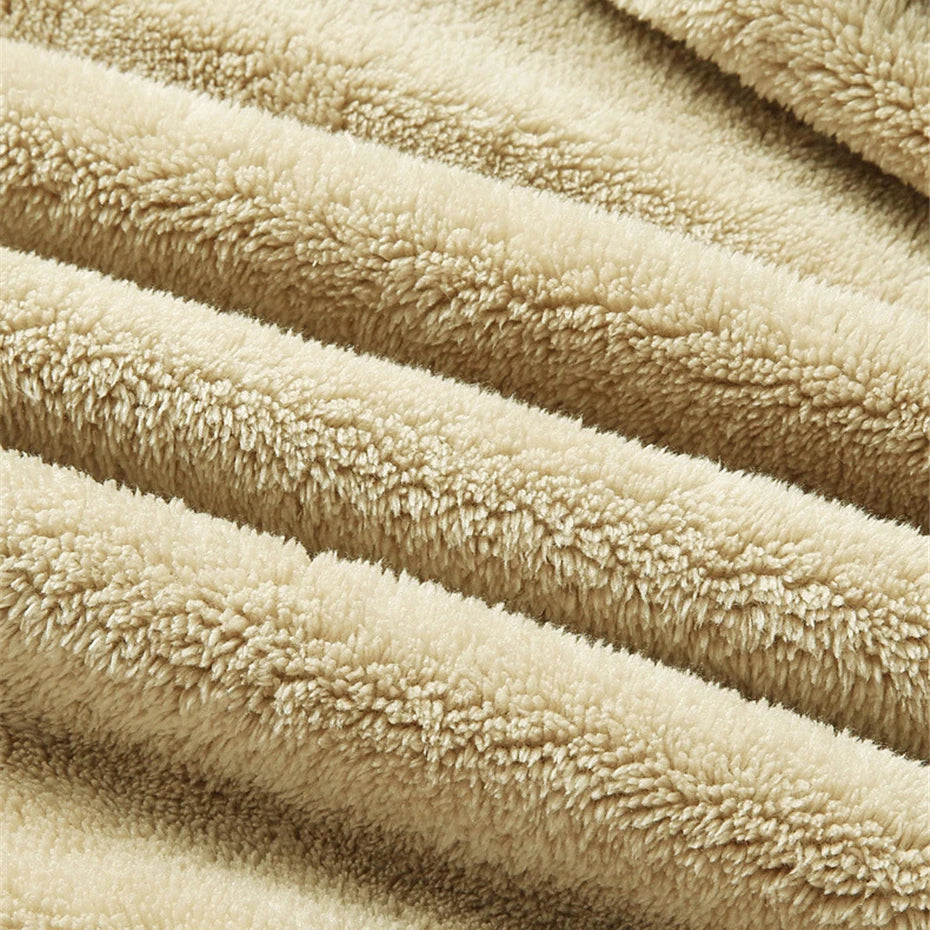 Herre Fleecejakke Tykk og Komfortabel Pustende Design 5