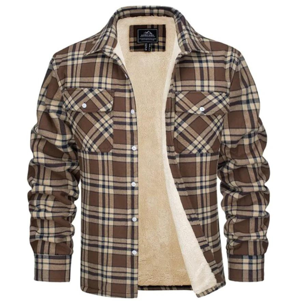 Herre Fleecevest Rutete Stil 7