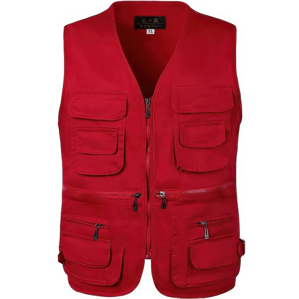 Herre Flerbruks Vest med Lommer 3