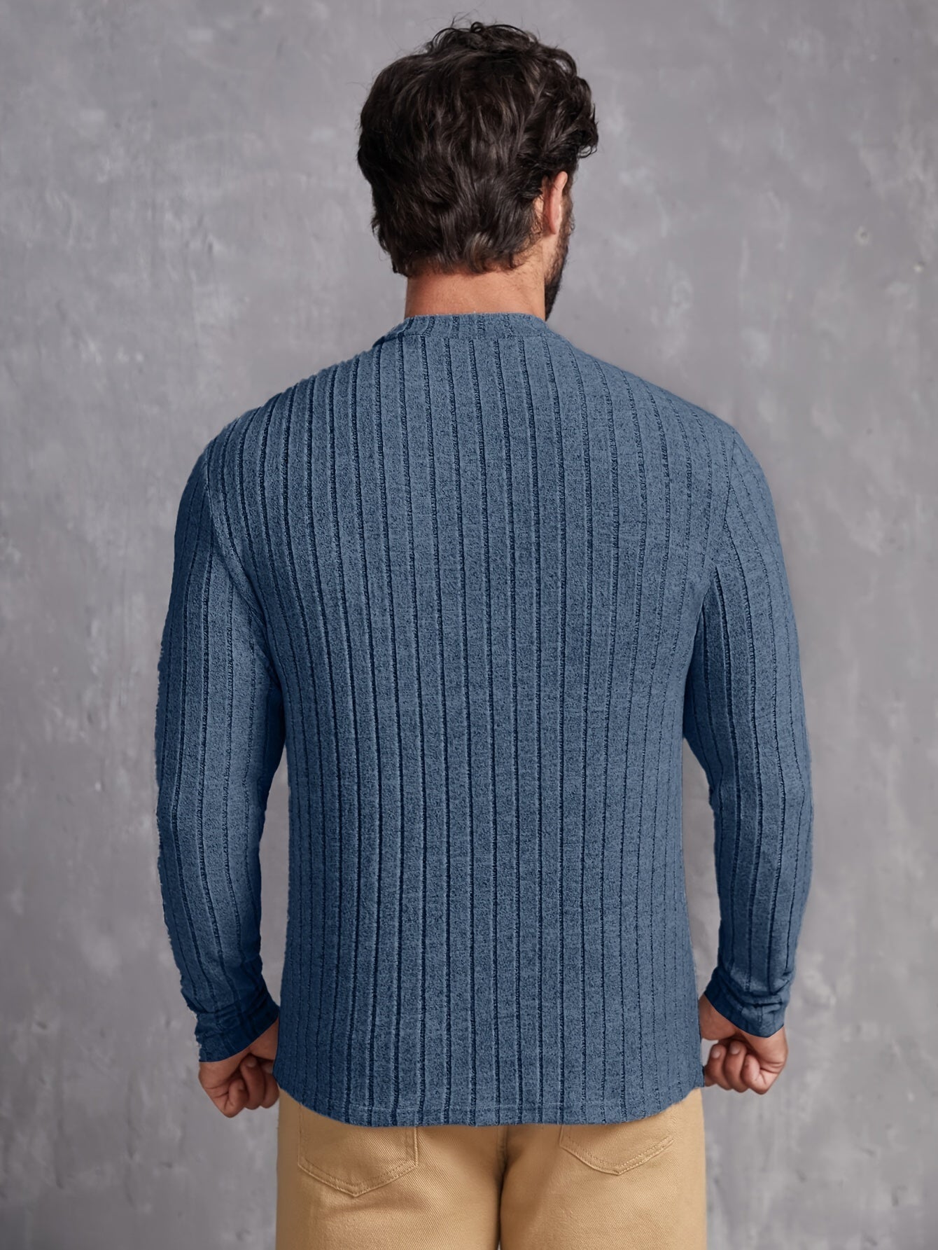 Herre Genser Crewneck Casual Stil Tidløs 3