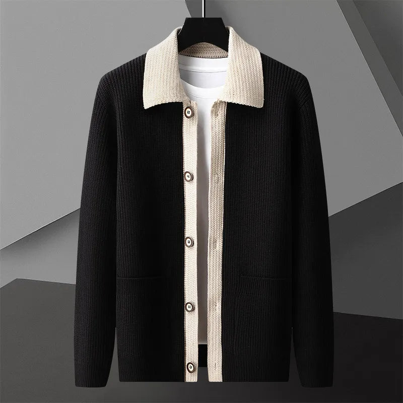 Herre Genser Fargeblokk Design Smart Casual 3