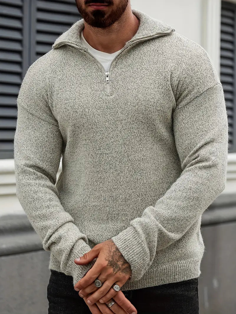 Herre Genser Half Zip Stilfull Design for Alle Anledninger 1