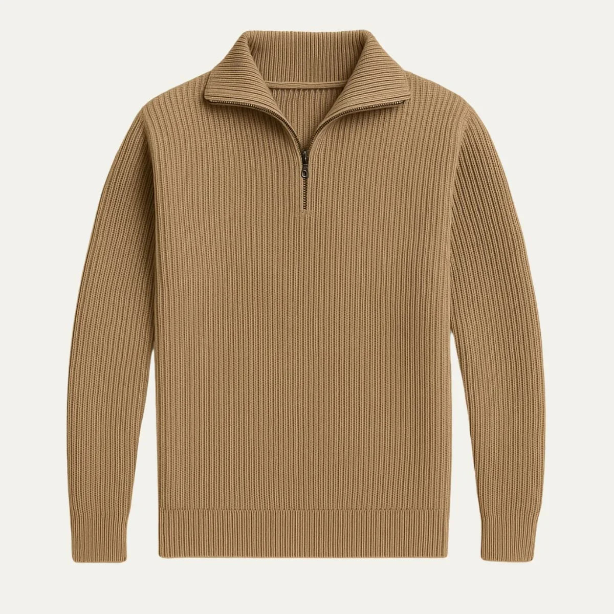 Herre Genser Half Zip med Skreddersydd Passform 1