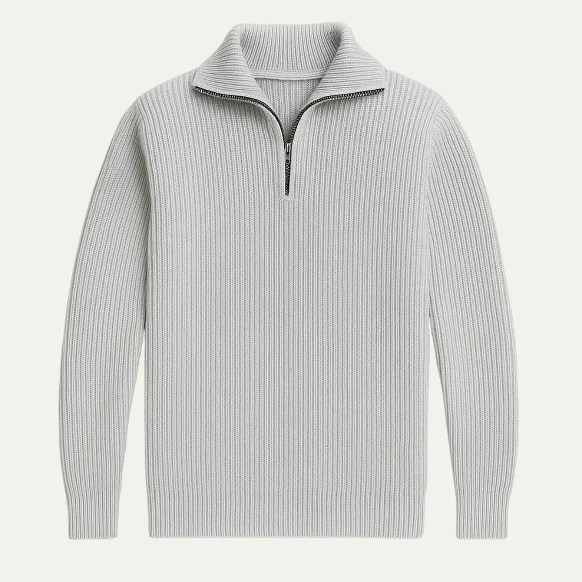 Herre Genser Half Zip med Skreddersydd Passform 3
