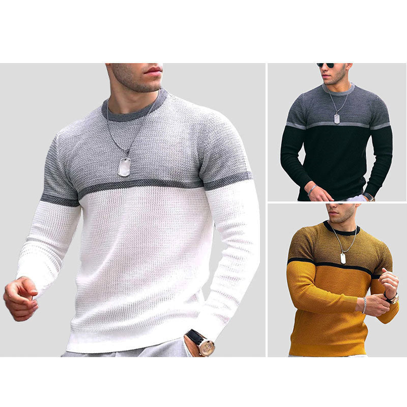 Herre Genser Sporty Snitt Rundhals 3