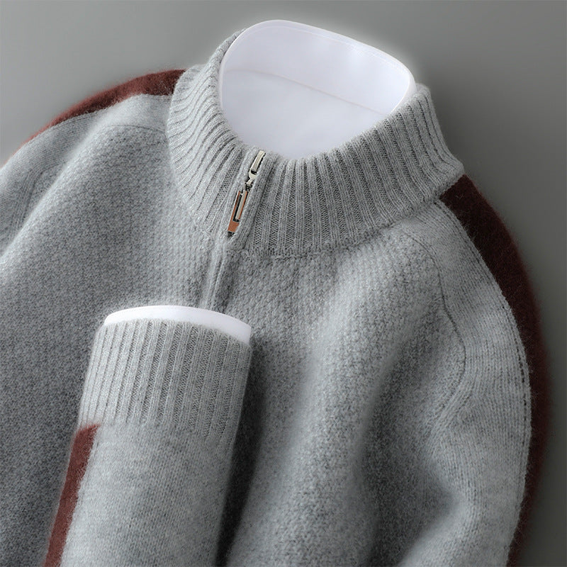 Herre Genser Tidløs Design Moderne Stil 3