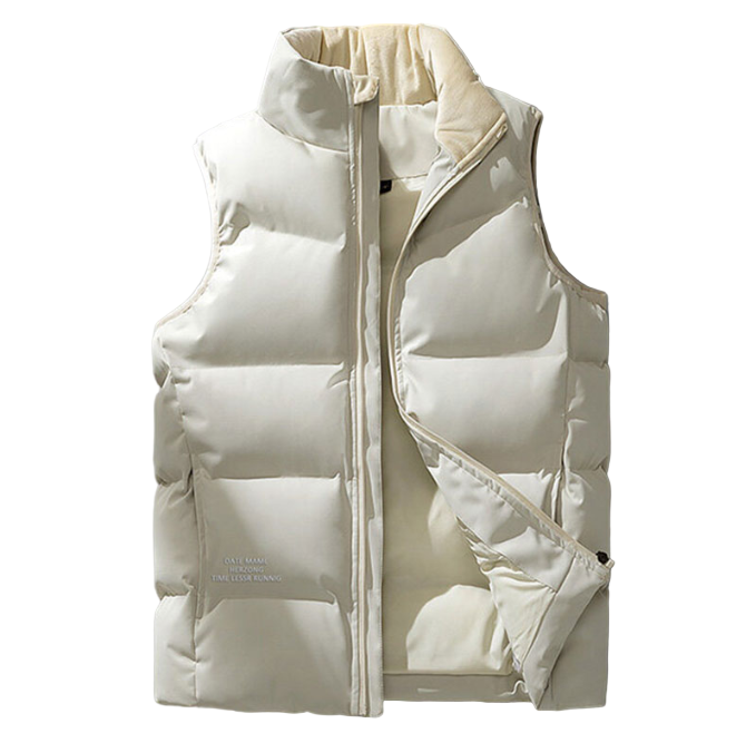 Herre Gilet med Glidelås Lett Design 0