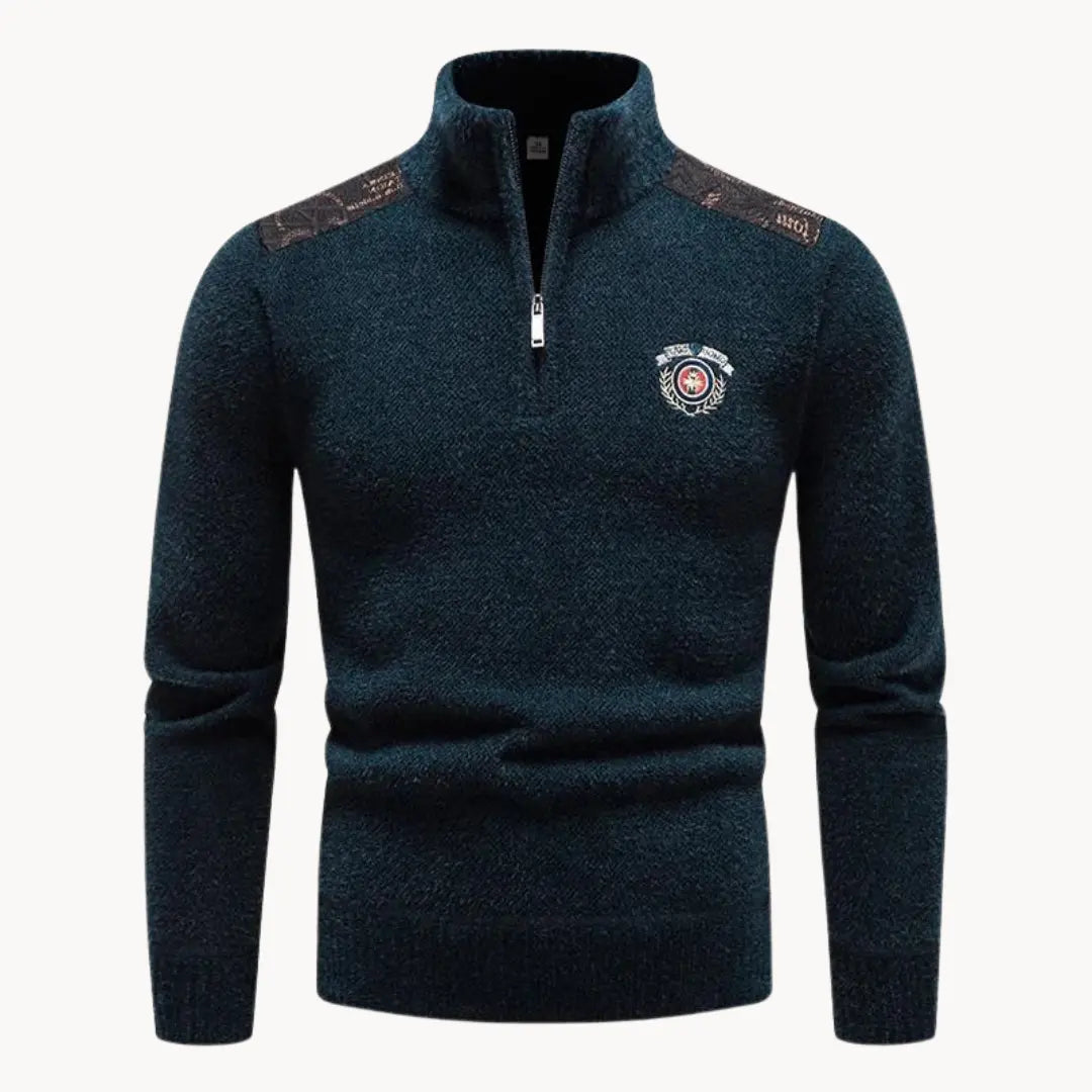 Herre Half Zip Genser Moderne for Hverdagsbruk 10