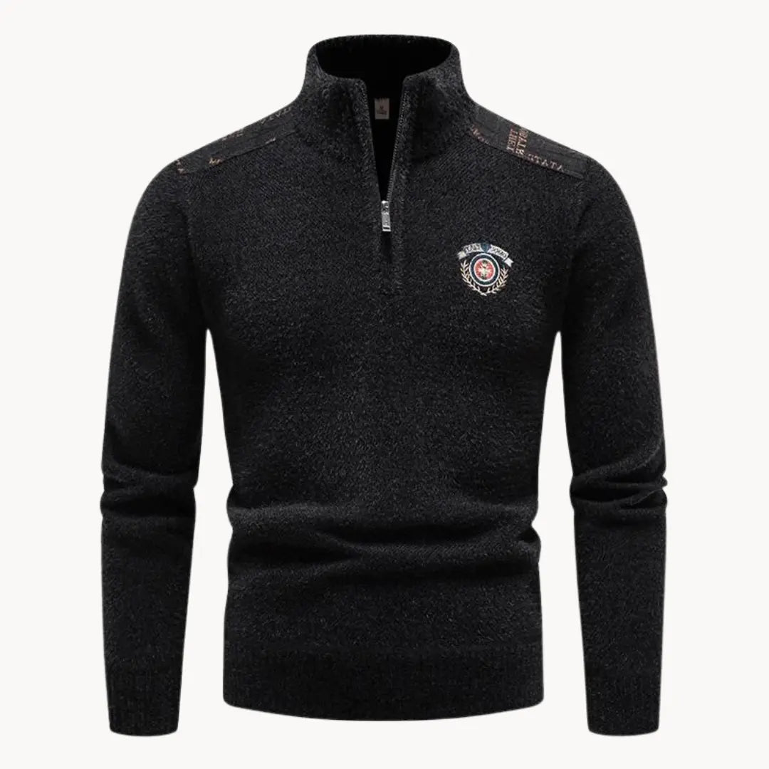 Herre Half Zip Genser Moderne for Hverdagsbruk 8