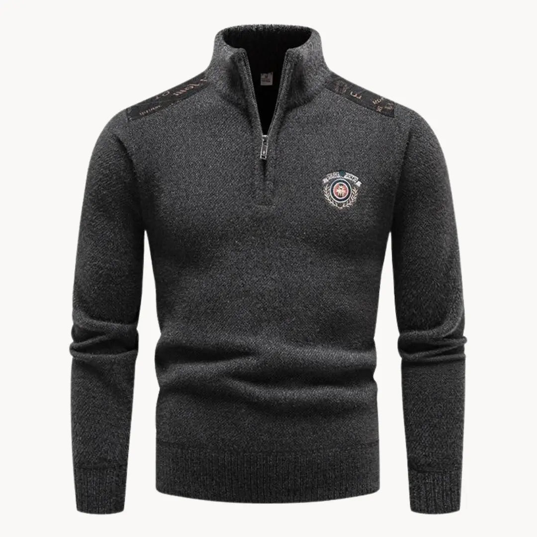 Herre Half Zip Genser Moderne for Hverdagsbruk 9
