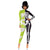 Herre Halloween Kostyme Halv Mumie Halv Skelett Lett Stoff 0