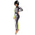 Herre Halloween Kostyme Halv Mumie Halv Skelett Lett Stoff 1