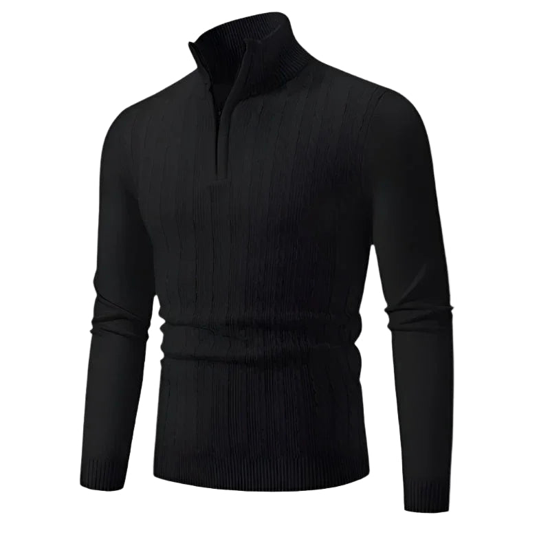 Herre Halv Zip Genser Stilig Design 0
