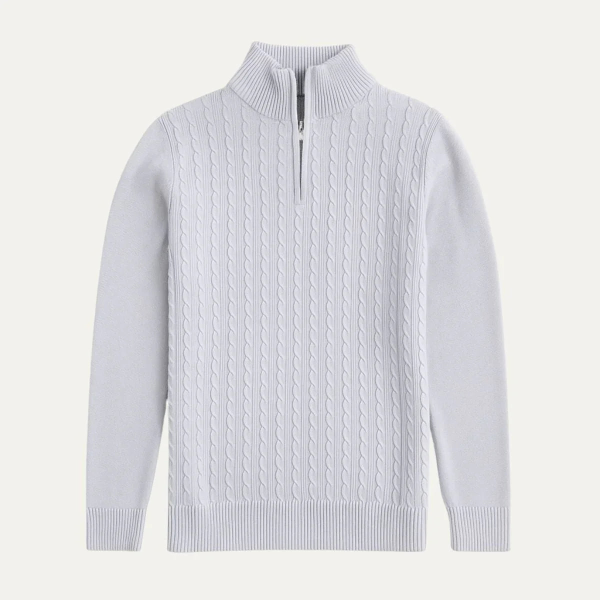Herre Halv Zip Genser Stilig Design 1