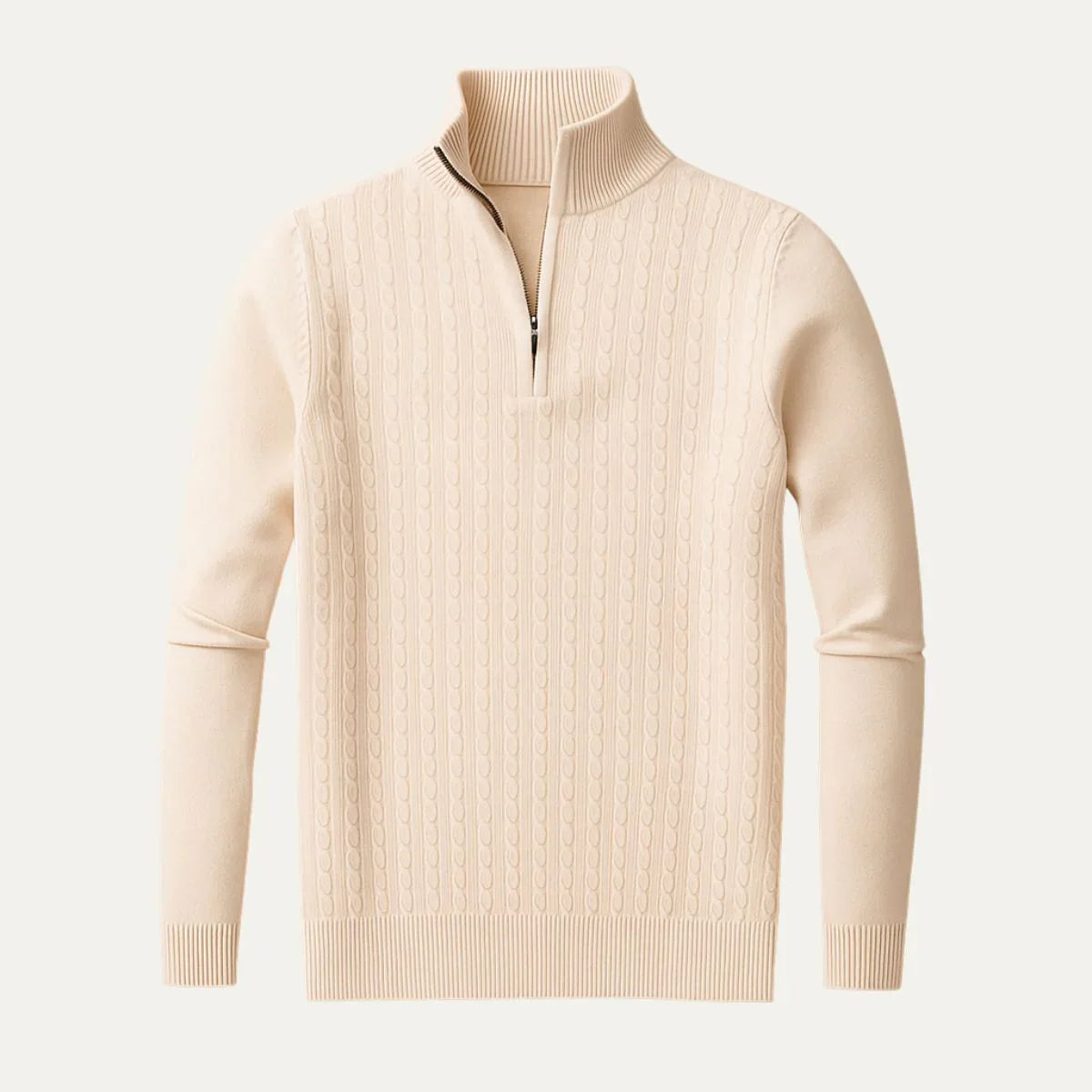 Herre Halv Zip Genser Stilig Design 2