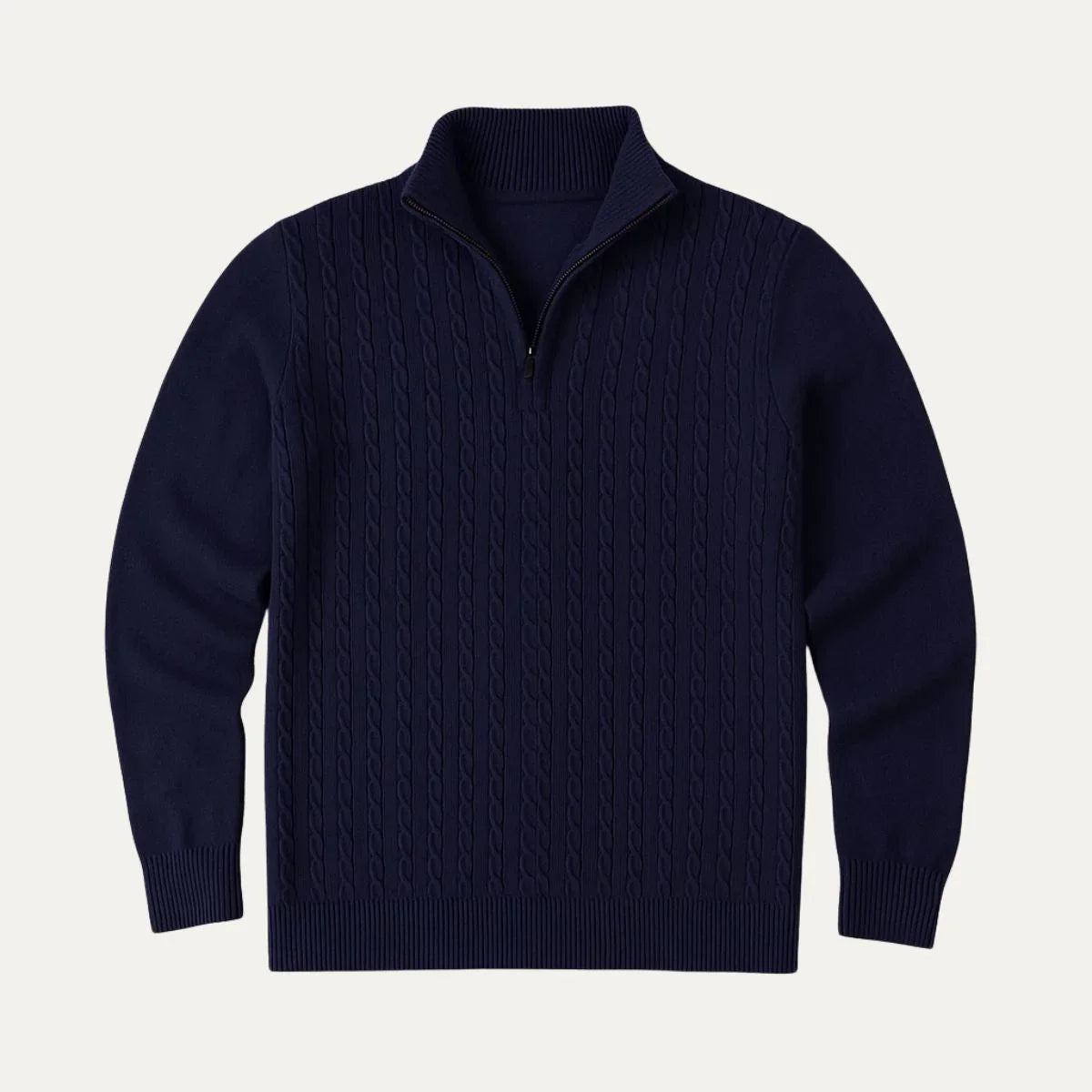 Herre Halv Zip Genser Stilig Design 3