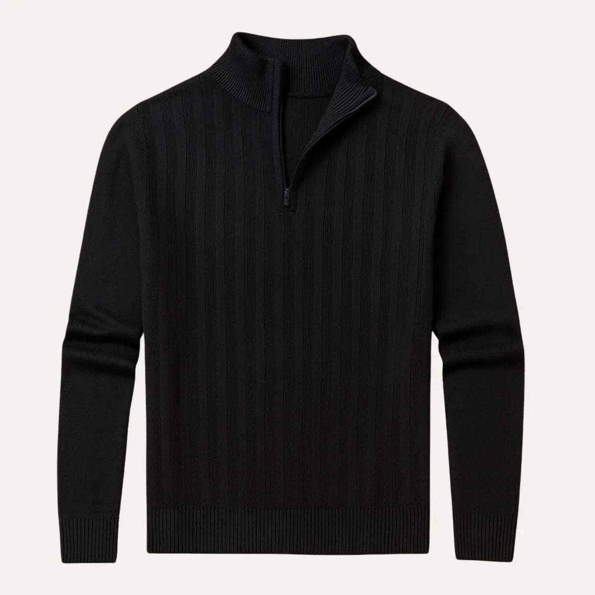 Herre Halv Zip Genser Stilig Design 4