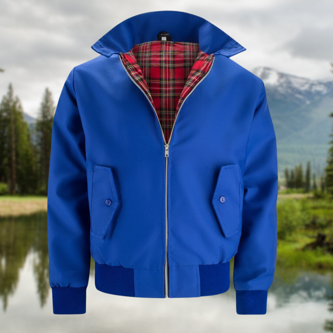 Herre Harrington-Jakke med Klassisk Design 10
