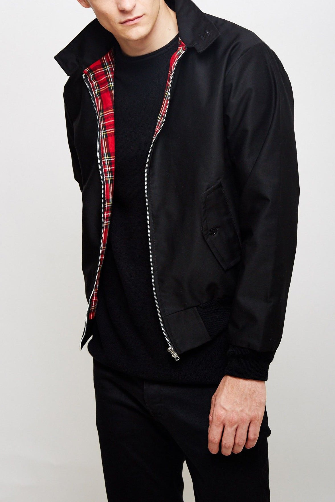 Herre Harrington-Jakke med Klassisk Design 9