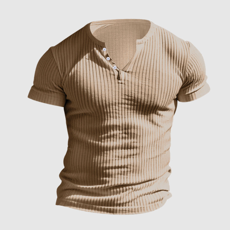 Herre Henley-skjorte Urban Stil 6