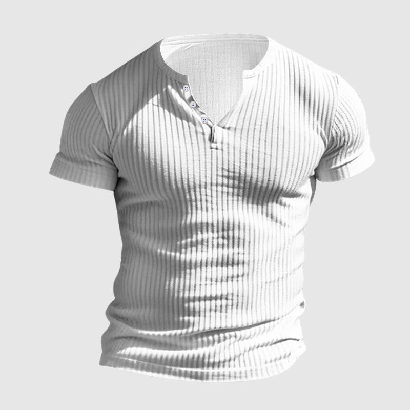 Herre Henley-skjorte Urban Stil 8
