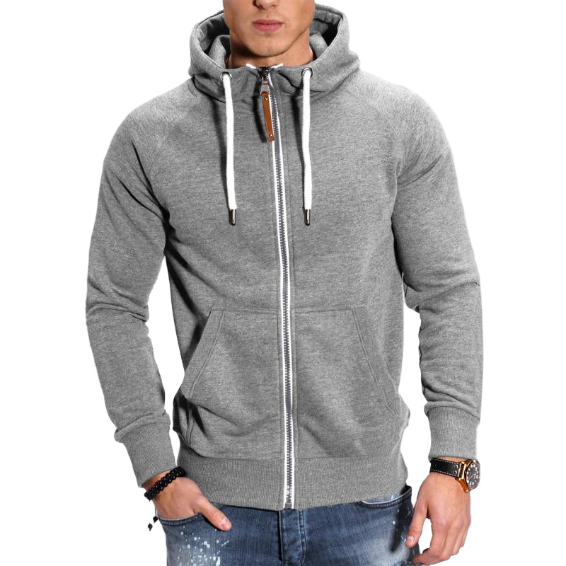 Herre Hettejakke med Sidelommer Sporty Stil 0
