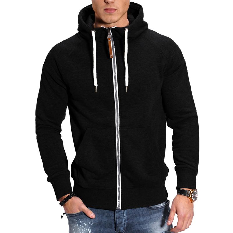 Herre Hettejakke med Sidelommer Sporty Stil 2