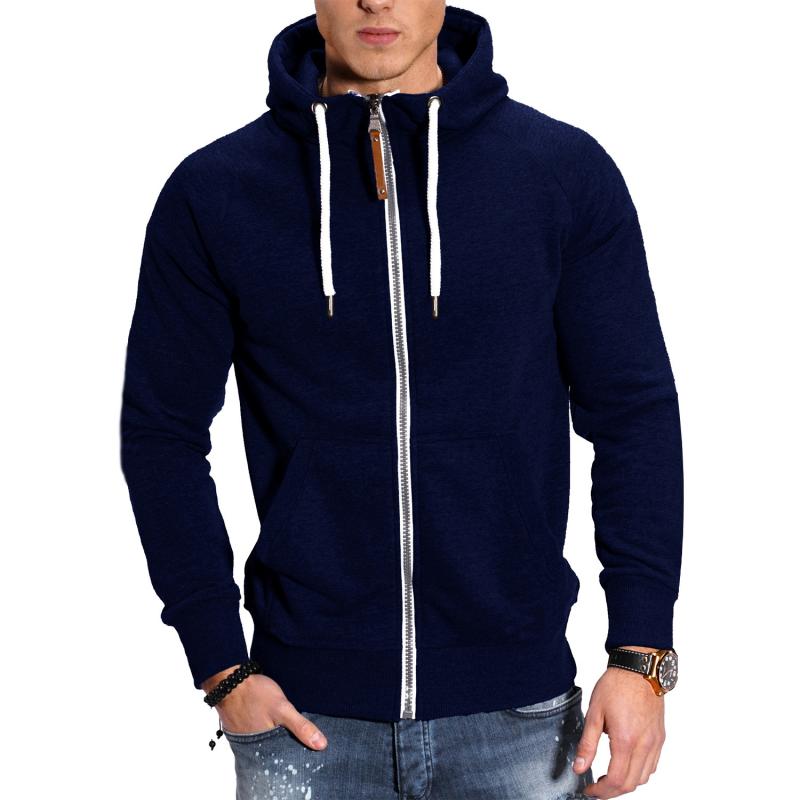 Herre Hettejakke med Sidelommer Sporty Stil 3