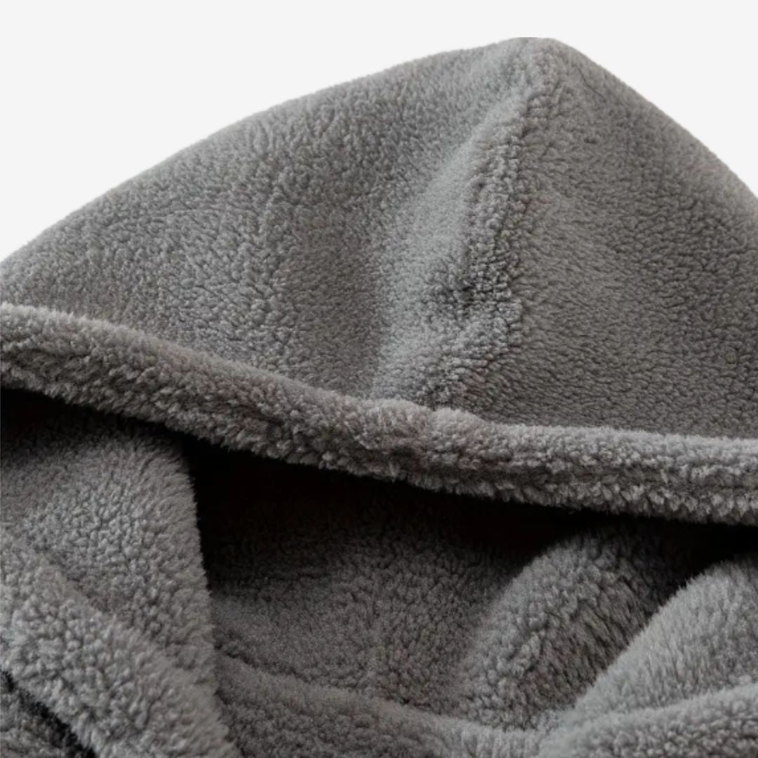 Herre Hoodie Jakke med Dobbeltlag Isolasjon 3