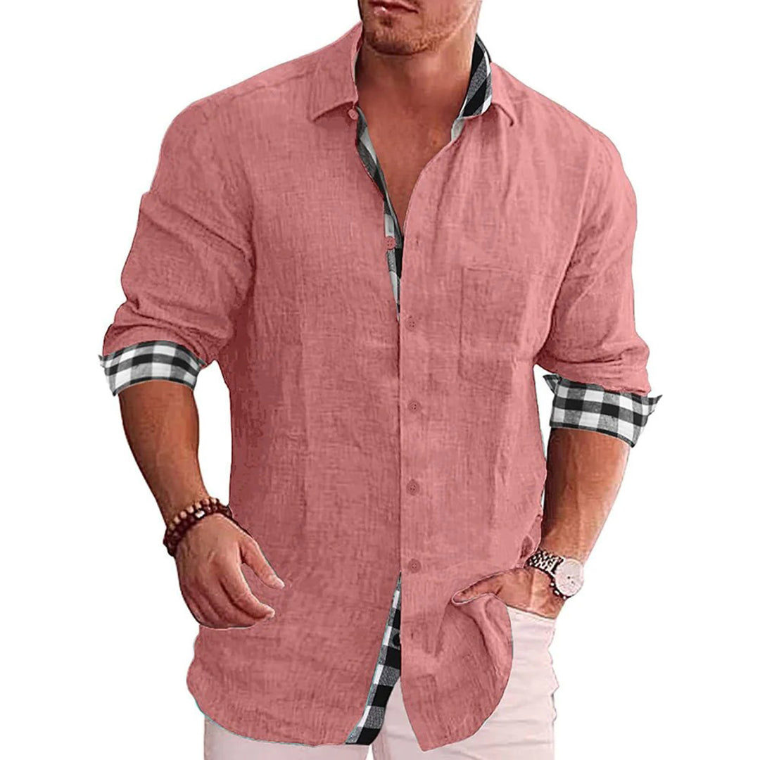 Herre Høstskjorte Trendy 4