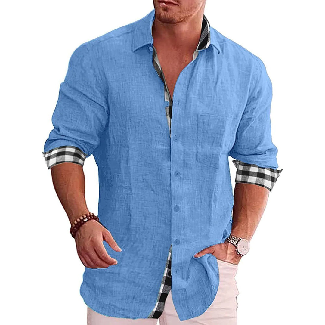 Herre Høstskjorte Trendy 8
