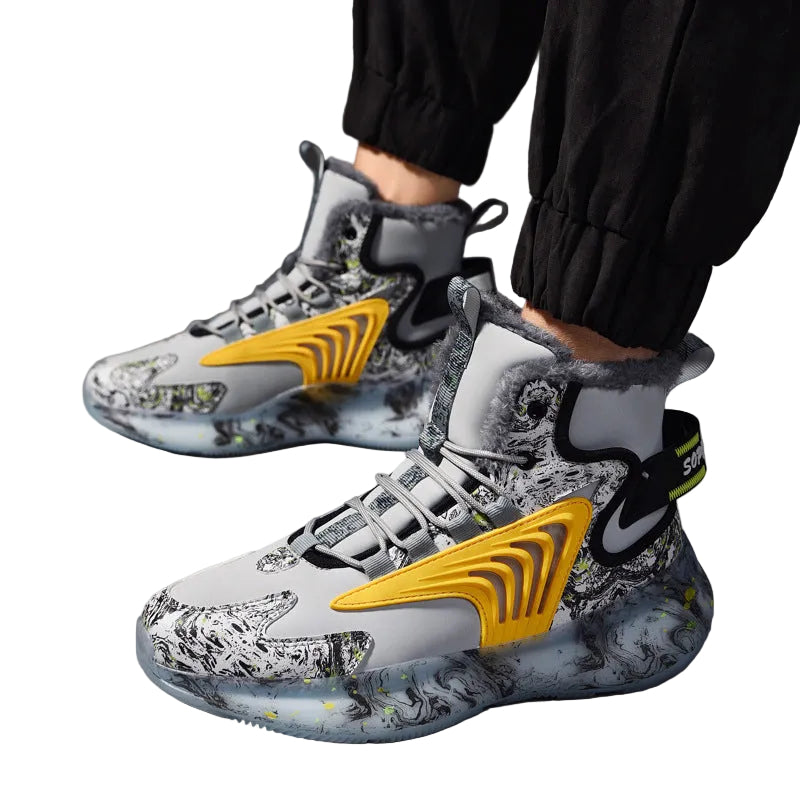 Herre Høytopp Sneakers med Trykk 5