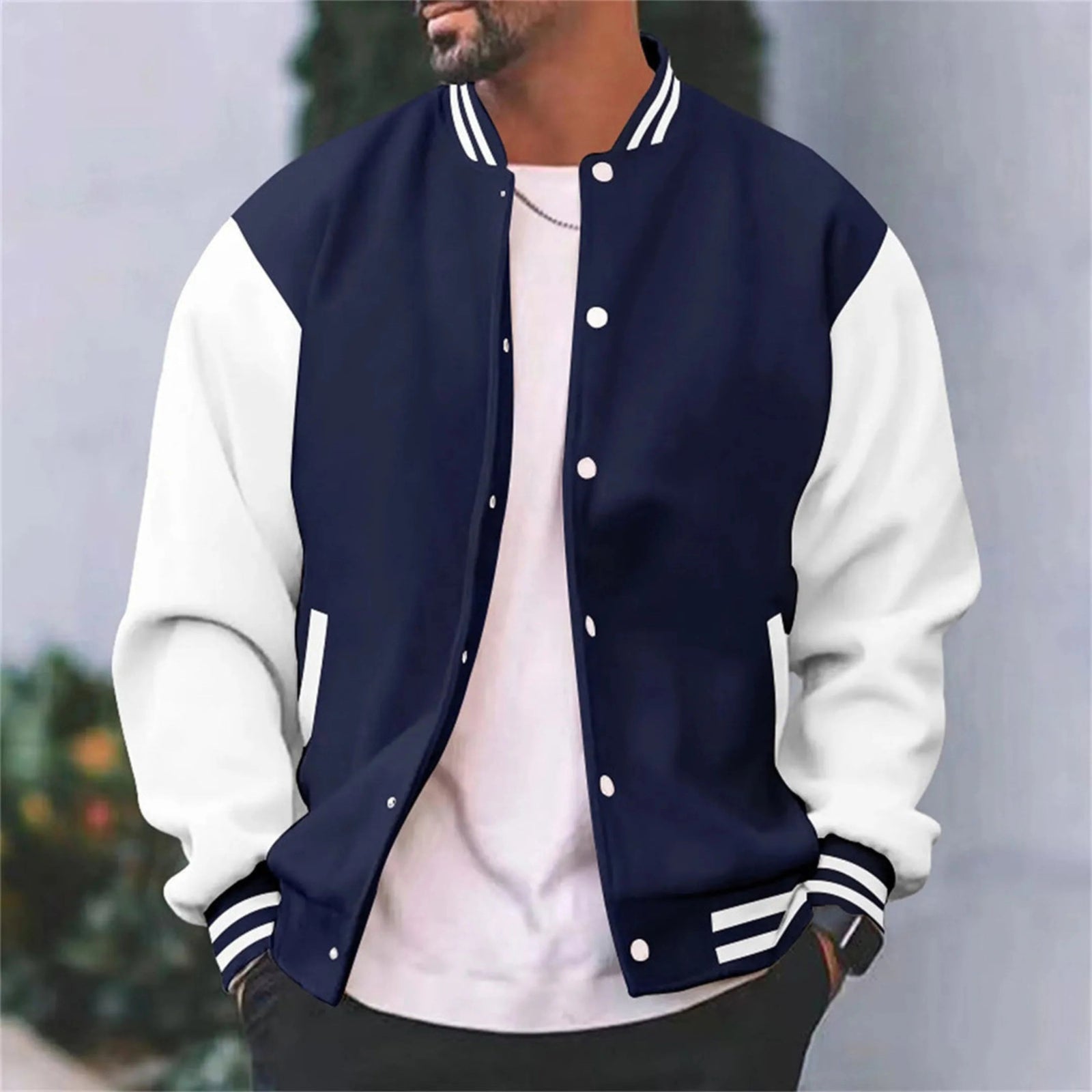 Herre Jakke Bomber Varsity Stil 1