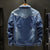 Herre Jakke Denim Fleece Fôr Klassisk Design 3