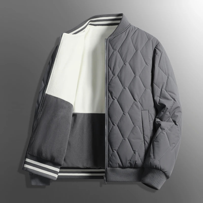 Herre Jakke Dobbeltsidig Sporty Stil 1