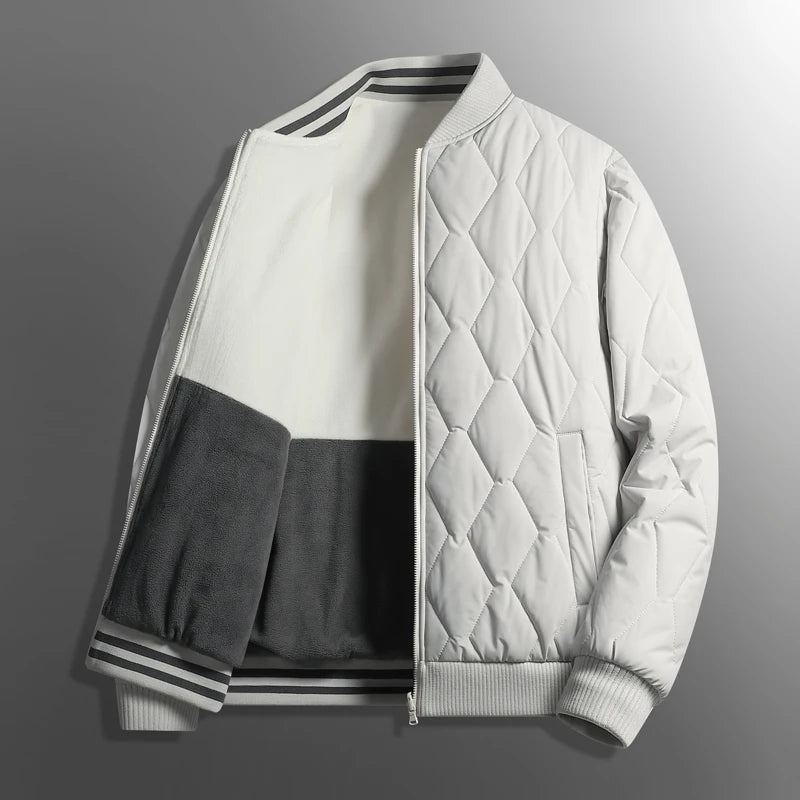 Herre Jakke Dobbeltsidig Sporty Stil 2