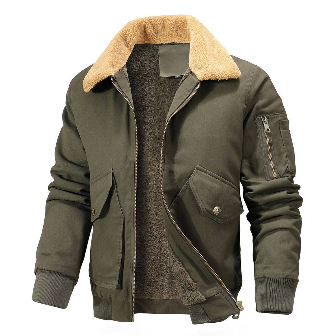 Herre Jakke Lettvektet Fleece Fôret 0