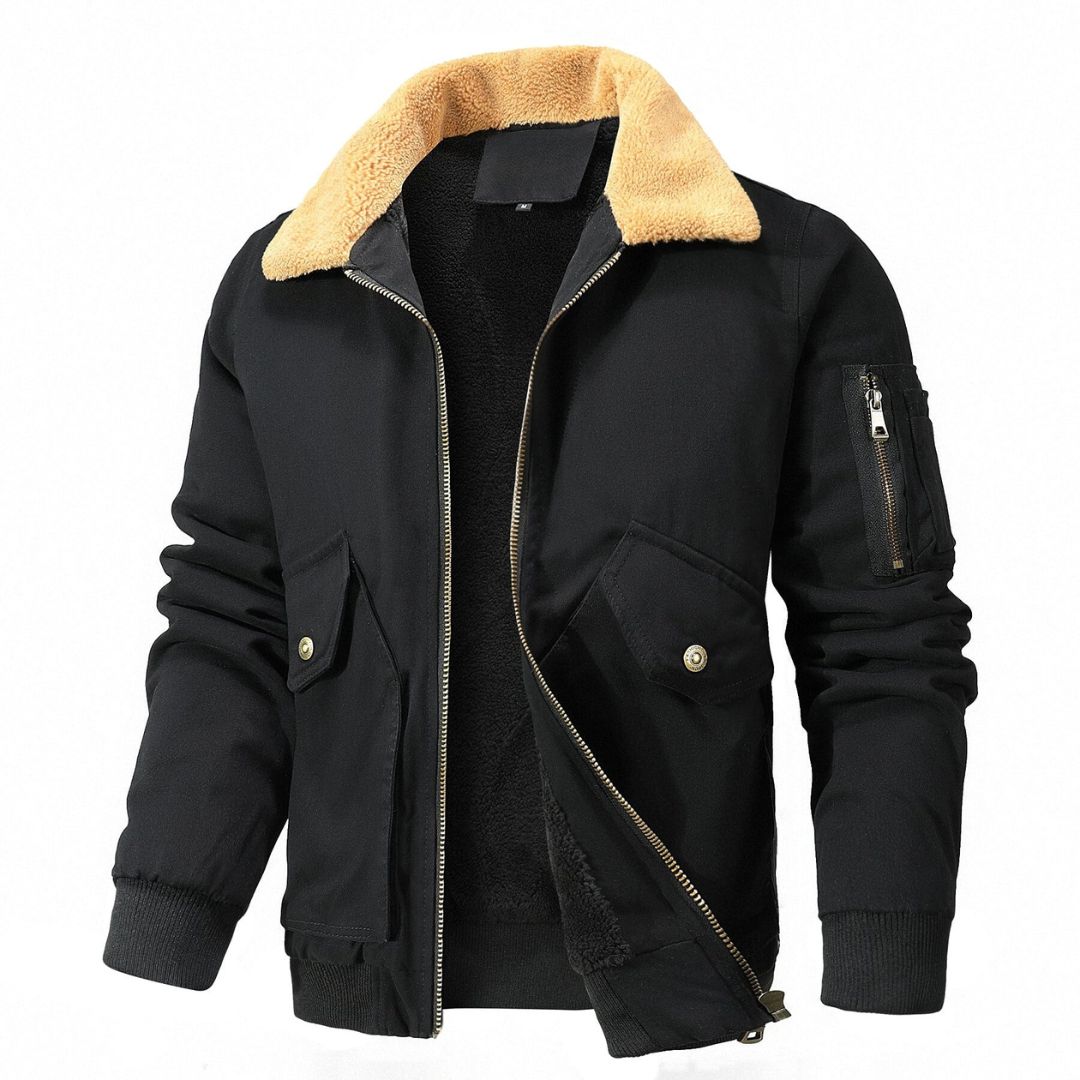 Herre Jakke Lettvektet Fleece Fôret 1