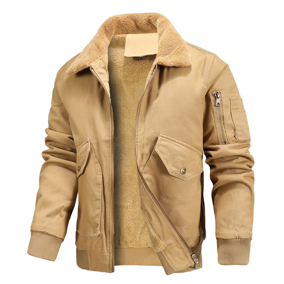 Herre Jakke Lettvektet Fleece Fôret 2