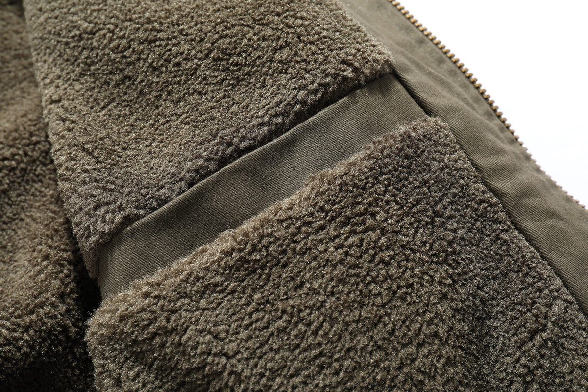 Herre Jakke Lettvektet Fleece Fôret 8