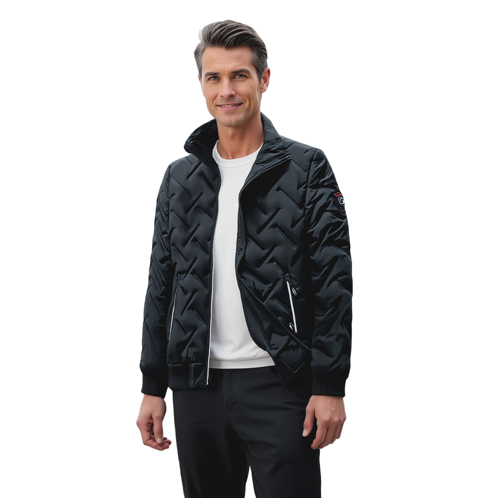 Herre Jakke Moderne Design Komfortabelt Stoff 1